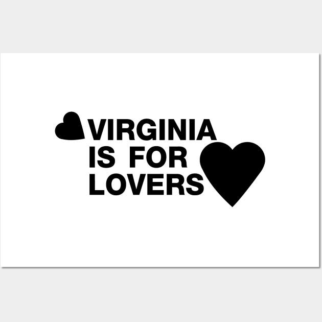 Love Virginia Gifts Wall Art by macshoptee